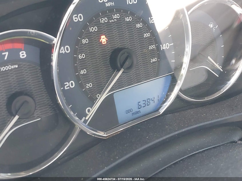 2016 Toyota Corolla VIN 5YFBURHE0GP431309 IAAI salvage auction — RIGHT FRONT, Salvage Certificate (California), sold $2,050 on 2026-07-26 (photo 7)