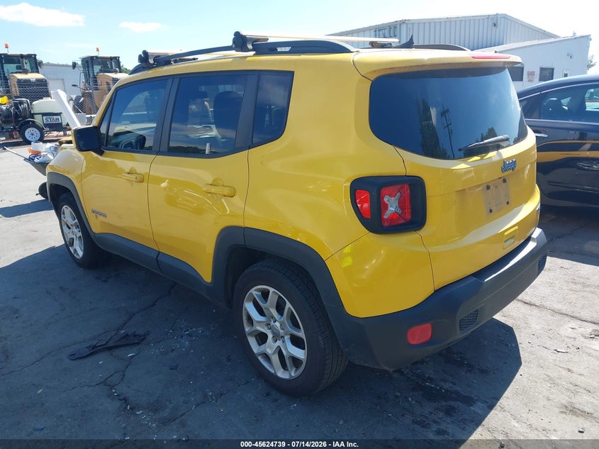 2018 Jeep Renegade VIN ZACCJABB8JPJ68489 IAAI salvage auction — FRONT END, Salvage Title, sold $2,550 on 2026-08-06 (photo 3)