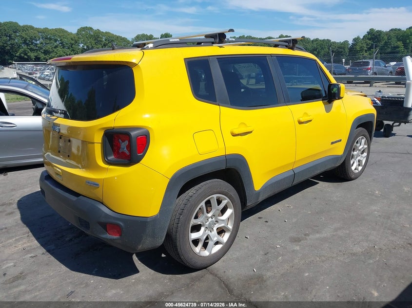 2018 Jeep Renegade VIN ZACCJABB8JPJ68489 IAAI salvage auction — FRONT END, Salvage Title, sold $2,550 on 2026-08-06 (photo 4)