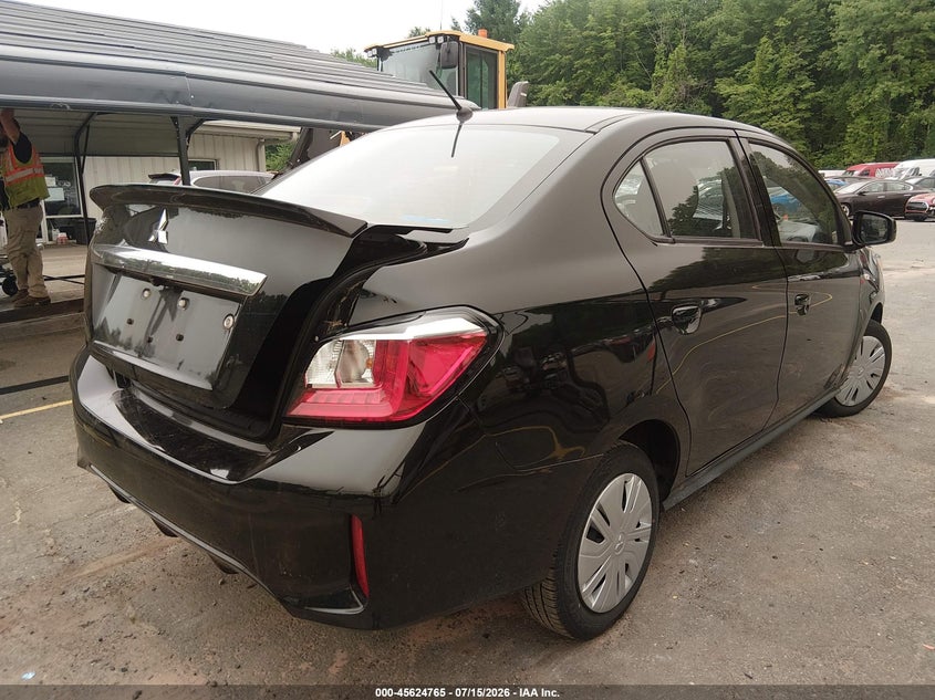 2024 Mitsubishi Mirage VIN ML32FUFJ5RHF11299 IAAI salvage auction — LEFT FRONT, Mv-907A (New York), sold $1,400 on 2026-09-05 (photo 4)
