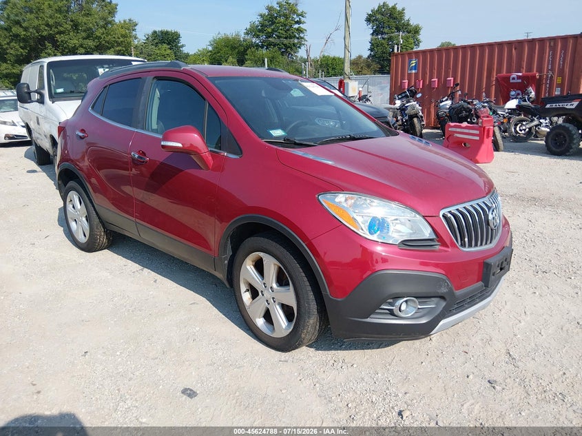 2015 Buick Encore VIN KL4CJFSB4FB201340 IAAI salvage auction — NORMAL WEAR, Clear (Illinois), sold $50 on 2026-07-21 (photo 1)