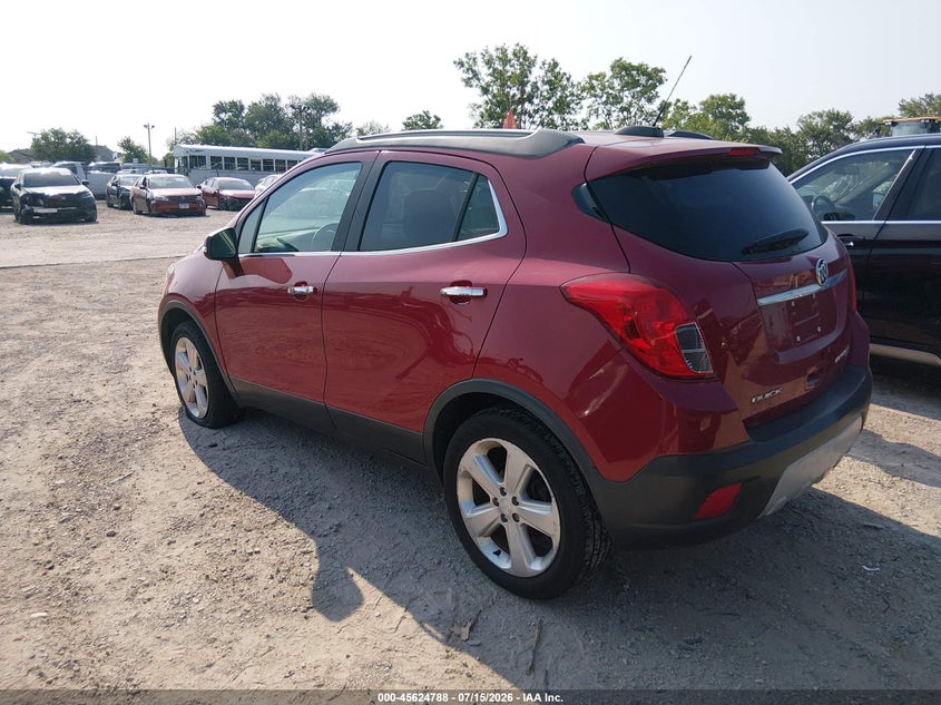 2015 Buick Encore VIN KL4CJFSB4FB201340 IAAI salvage auction — NORMAL WEAR, Clear (Illinois), sold $50 on 2026-07-21 (photo 3)