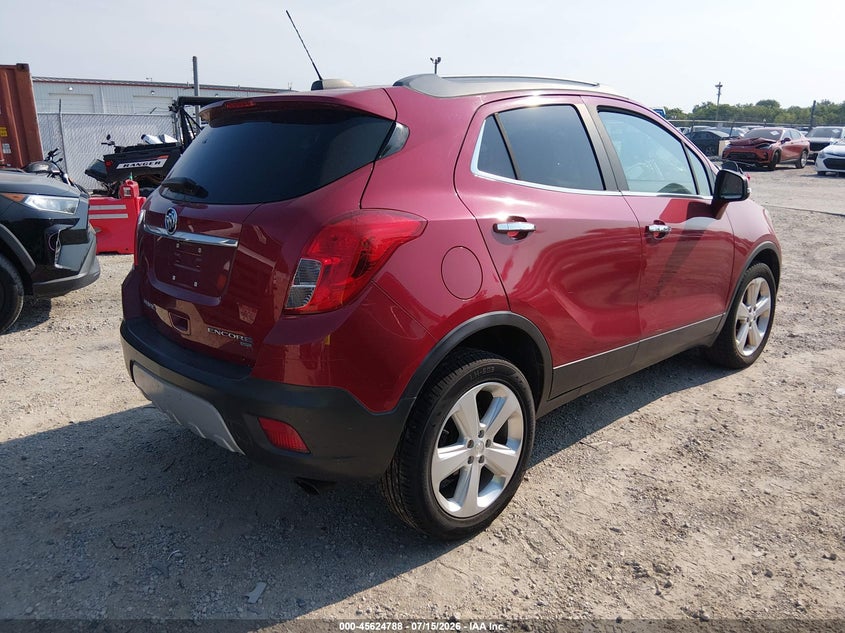 2015 Buick Encore VIN KL4CJFSB4FB201340 IAAI salvage auction — NORMAL WEAR, Clear (Illinois), sold $50 on 2026-07-21 (photo 4)
