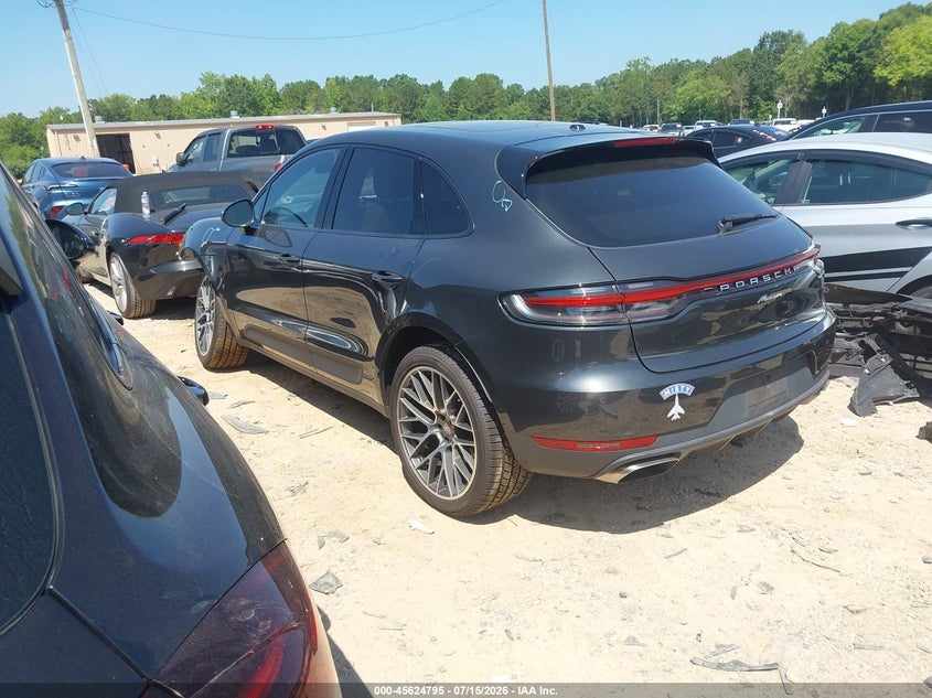 2020 Porsche Macan VIN WP1AA2A54LLB13569 IAAI salvage auction — FRONT END, Salvage (North Carolina), sold $14,275 on 2026-08-10 (photo 3)