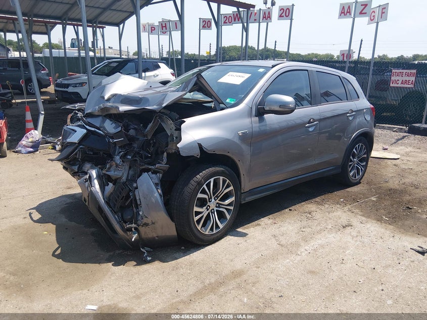 2019 Mitsubishi Outlander VIN JA4AP3AU2KU033381 IAAI salvage auction — ENGINE DAMAGE, Salvage Title, sold $750 on 2026-08-01 (photo 2)