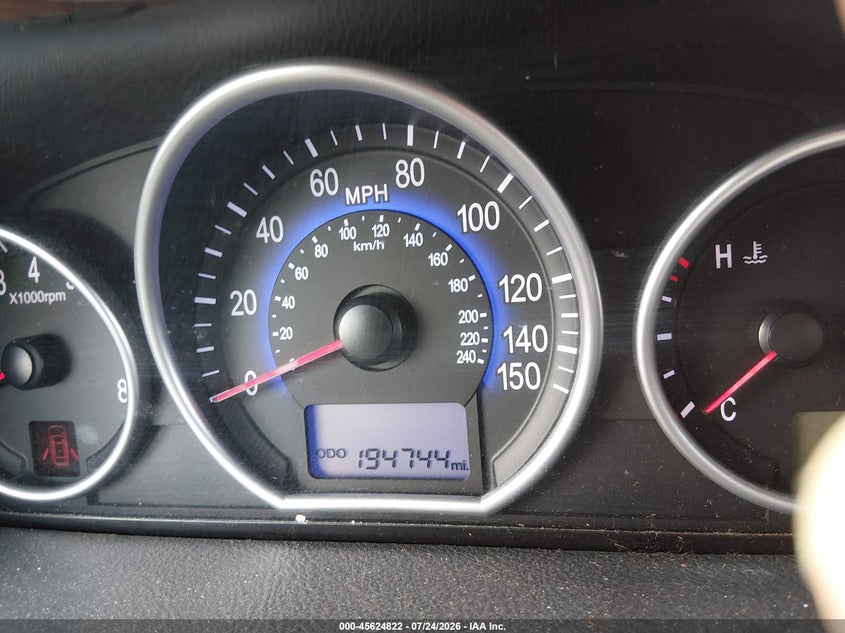 2011 Hyundai Veracruz VIN KM8NU4CC1BU173234 IAAI salvage auction — NORMAL WEAR, Nrc Lienholder Repossession Paperwork (Georgia), sold $25 on 2026-07-31 (photo 7)