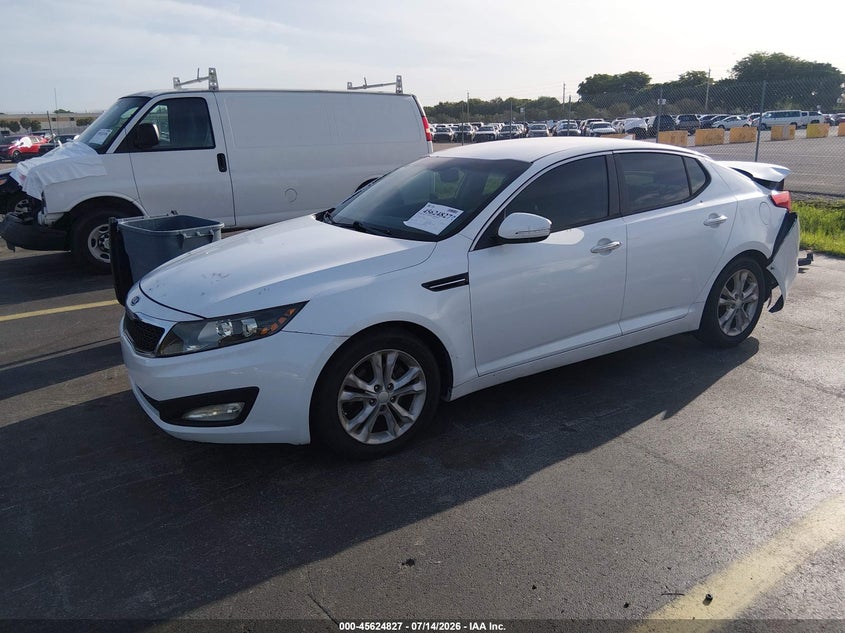 2012 Kia Optima VIN 5XXGN4A77CG006299 IAAI salvage auction — REAR END, Rebuildable (Florida), sold $25 on 2026-07-23 (photo 2)