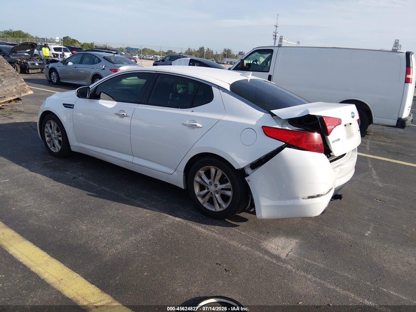 2012 Kia Optima VIN 5XXGN4A77CG006299 IAAI salvage auction — REAR END, Rebuildable (Florida), sold $25 on 2026-07-23 (photo 3)