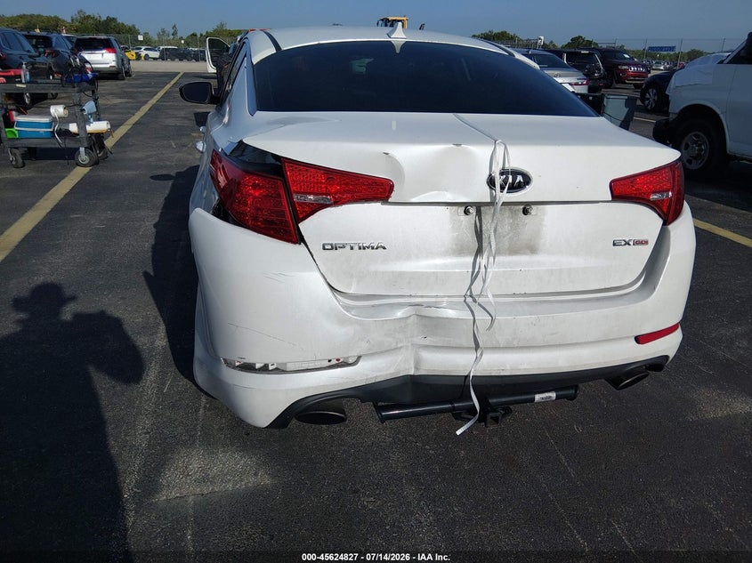 2012 Kia Optima VIN 5XXGN4A77CG006299 IAAI salvage auction — REAR END, Rebuildable (Florida), sold $25 on 2026-07-23 (photo 6)