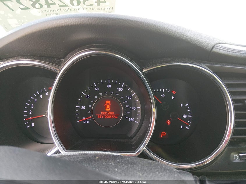 2012 Kia Optima VIN 5XXGN4A77CG006299 IAAI salvage auction — REAR END, Rebuildable (Florida), sold $25 on 2026-07-23 (photo 7)