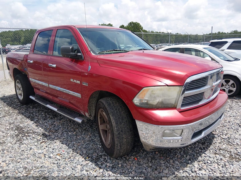 2010 Dodge Ram 1500 VIN 1D7RV1CT6AS258118 IAAI salvage auction — SIDE, Salvage (Georgia), sold $1,350 on 2026-08-02 (photo 1)