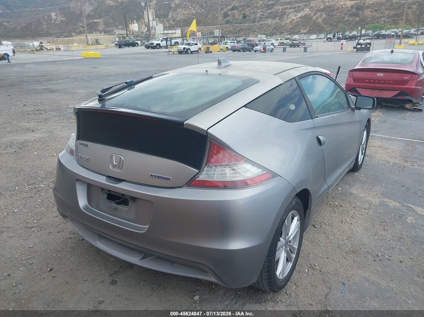 2011 Honda Cr-z VIN JHMZF1D67BS015062 IAAI salvage auction — LEFT SIDE, Clear - Dealer Only (California), sold $400 on 2026-07-29 (photo 4)