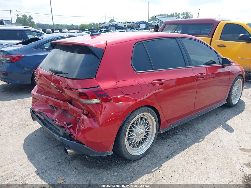 2023 Volkswagen Golf gti VIN WVWWA7CD0PW211186 IAAI salvage auction — REAR END, Salvage (Ohio), sold $11,500 on 2026-08-14 (photo 4)
