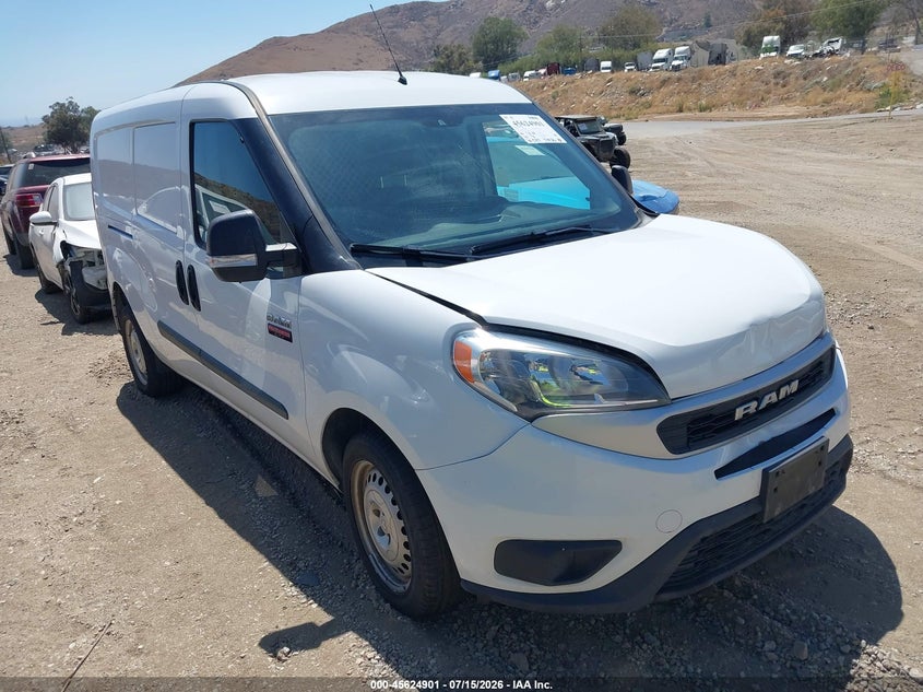 2022 Ram Promaster city VIN ZFBHRFAB4N6X52500 IAAI salvage auction — FRONT END, Clear (California), sold $5,200 on 2026-08-11 (photo 1)