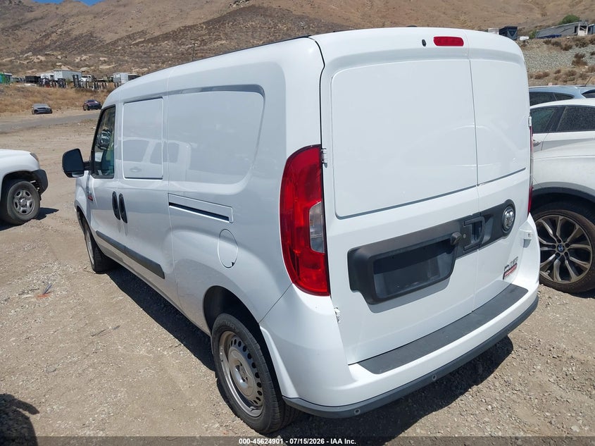 2022 Ram Promaster city VIN ZFBHRFAB4N6X52500 IAAI salvage auction — FRONT END, Clear (California), sold $5,200 on 2026-08-11 (photo 3)