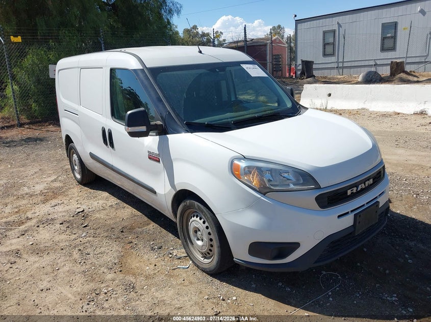 2022 Ram Promaster city VIN ZFBHRFABXN6X50332 IAAI salvage auction — LEFT SIDE, Clear (California), sold $4,650 on 2026-08-11 (photo 1)