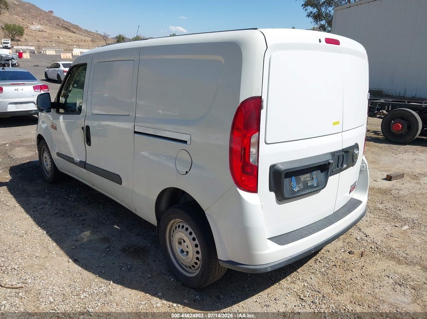 2022 Ram Promaster city VIN ZFBHRFABXN6X50332 IAAI salvage auction — LEFT SIDE, Clear (California), sold $4,650 on 2026-08-11 (photo 3)