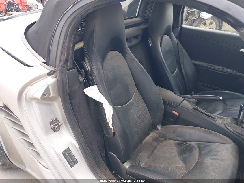 2006 Porsche Boxster VIN WP0CA29886U712546 IAAI salvage auction — FRONT & REAR, Salvage (Texas), sold $3,750 on 2026-08-19 (photo 8)