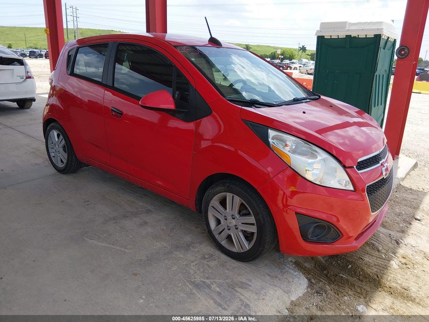 2015 Chevrolet Spark VIN KL8CB6S9XFC804926 IAAI salvage auction — FRONT END, Salvage Title, sold $1,100 on 2026-07-28 (photo 1)