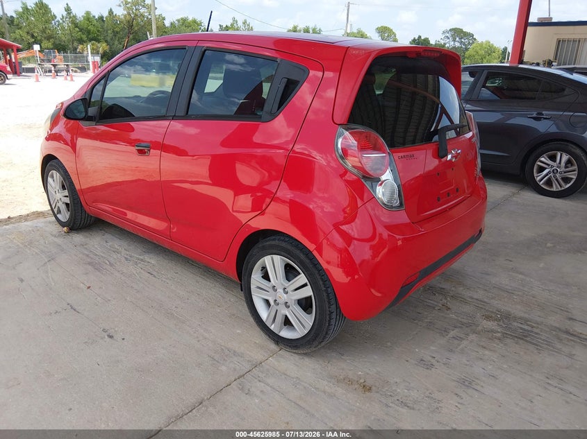 2015 Chevrolet Spark VIN KL8CB6S9XFC804926 IAAI salvage auction — FRONT END, Salvage Title, sold $1,100 on 2026-07-28 (photo 3)