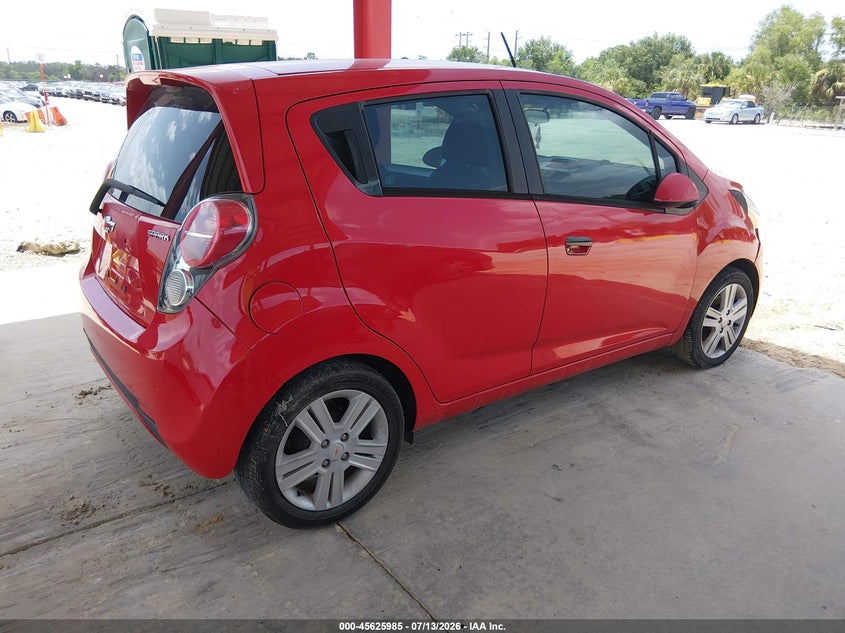 2015 Chevrolet Spark VIN KL8CB6S9XFC804926 IAAI salvage auction — FRONT END, Salvage Title, sold $1,100 on 2026-07-28 (photo 4)