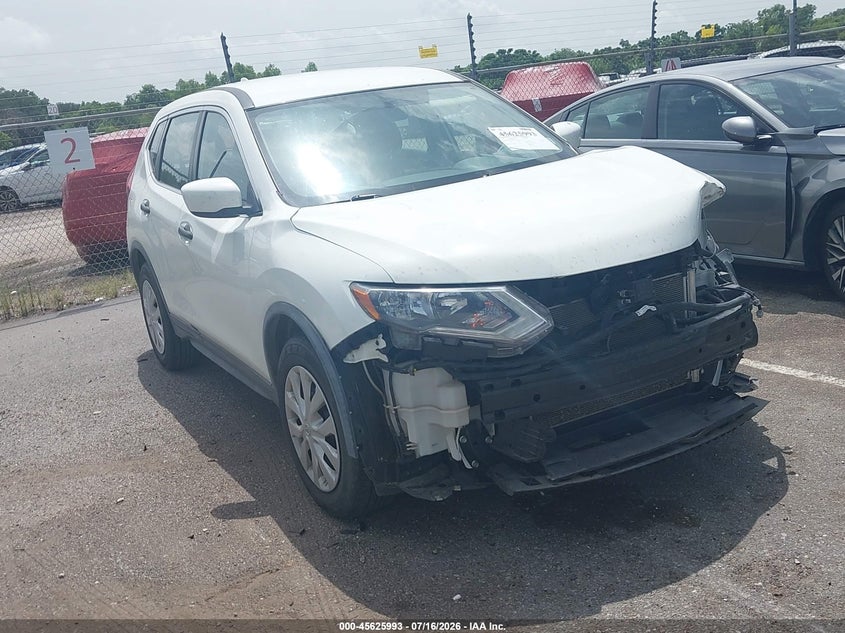 2017 Nissan Rogue VIN KNMAT2MT8HP609044 IAAI salvage auction — FRONT END, Salvage Title, sold $1,500 on 2026-07-24 (photo 1)