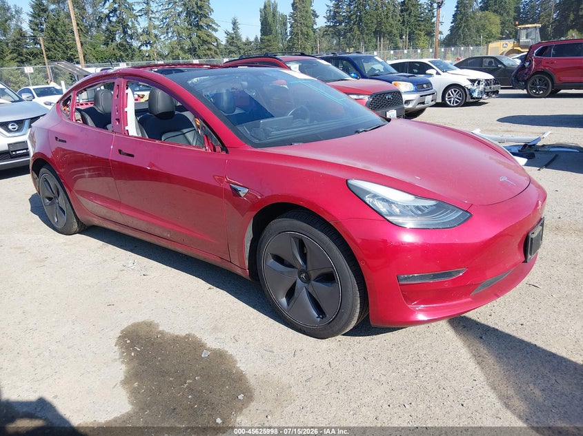 2020 Tesla Model 3 VIN 5YJ3E1EB5LF635803 IAAI salvage auction — ROOF, Bill Of Sale (Washington), sold $4,100 on 2026-07-30 (photo 1)