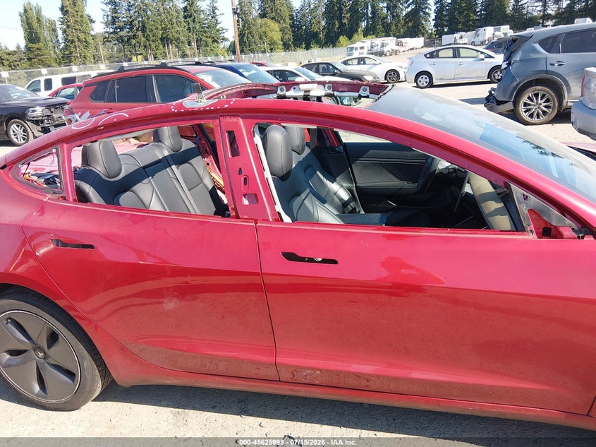 2020 Tesla Model 3 VIN 5YJ3E1EB5LF635803 IAAI salvage auction — ROOF, Bill Of Sale (Washington), sold $4,100 on 2026-07-30 (photo 6)
