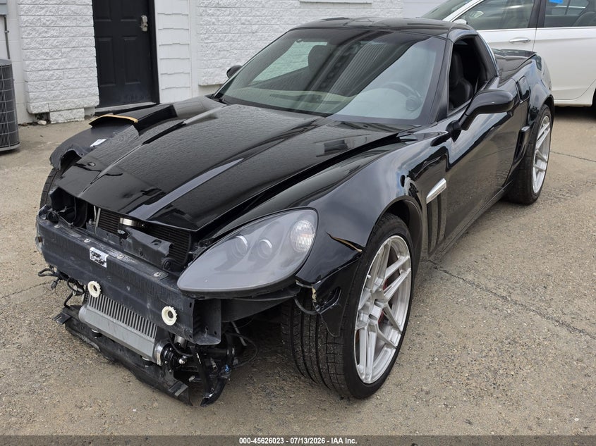 2013 Chevrolet Corvette VIN 1G1YP2DW2D5109411 IAAI salvage auction — FRONT END, Salvage Title, sold $10,675 on 2026-08-20 (photo 2)