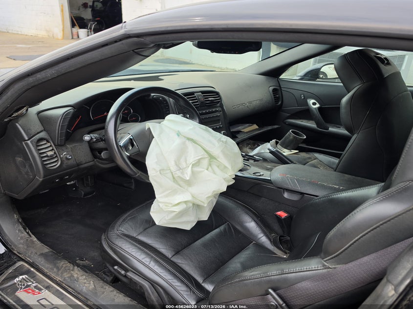 2013 Chevrolet Corvette VIN 1G1YP2DW2D5109411 IAAI salvage auction — FRONT END, Salvage Title, sold $10,675 on 2026-08-20 (photo 5)
