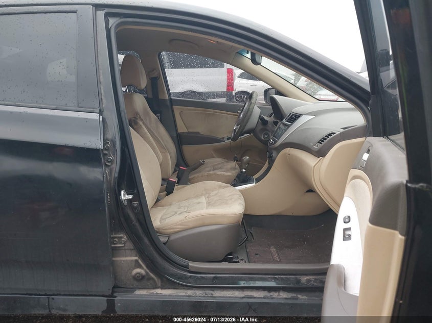 2013 Hyundai Accent VIN KMHCT4AE8DU397540 IAAI salvage auction — NORMAL WEAR, Salvage Title, sold $325 on 2026-07-23 (photo 5)