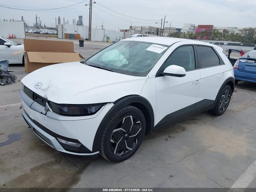 2024 Hyundai Ioniq 5 VIN KM8KN4DE7RU316553 IAAI salvage auction — FRONT END, Salvage (California), sold $9,400 on 2026-08-21 (photo 2)