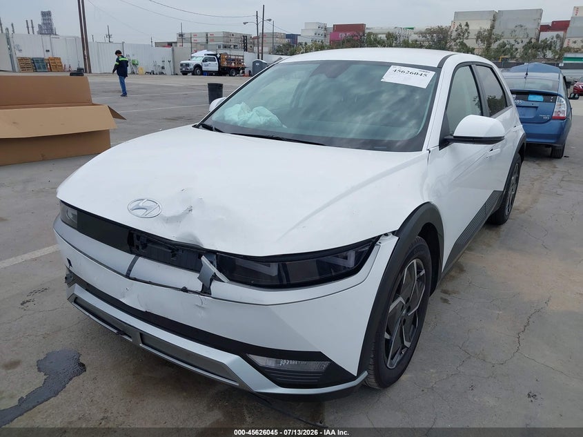 2024 Hyundai Ioniq 5 VIN KM8KN4DE7RU316553 IAAI salvage auction — FRONT END, Salvage (California), sold $9,400 on 2026-08-21 (photo 6)