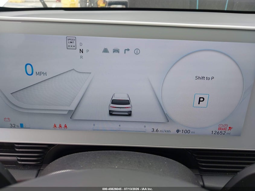 2024 Hyundai Ioniq 5 VIN KM8KN4DE7RU316553 IAAI salvage auction — FRONT END, Salvage (California), sold $9,400 on 2026-08-21 (photo 7)