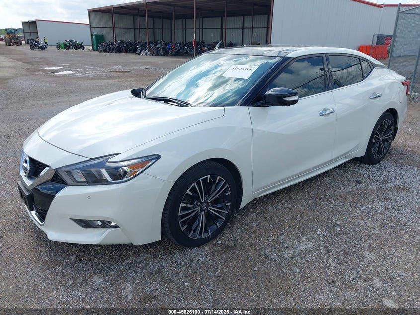 2017 Nissan Maxima VIN 1N4AA6AP9HC422641 IAAI salvage auction — WATER/FLOOD, Original (Texas), sold $4,550 on 2026-07-23 (photo 2)