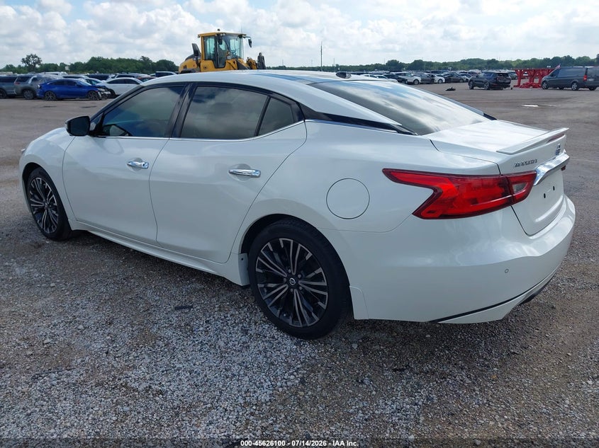 2017 Nissan Maxima VIN 1N4AA6AP9HC422641 IAAI salvage auction — WATER/FLOOD, Original (Texas), sold $4,550 on 2026-07-23 (photo 3)