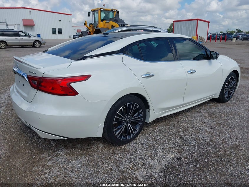 2017 Nissan Maxima VIN 1N4AA6AP9HC422641 IAAI salvage auction — WATER/FLOOD, Original (Texas), sold $4,550 on 2026-07-23 (photo 4)