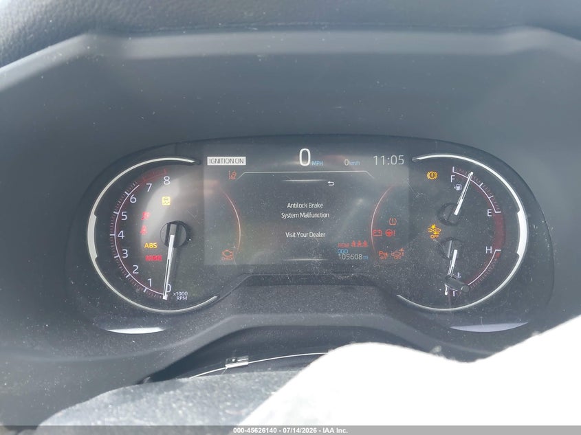 2019 Toyota Rav 4 VIN JTMY1RFV8KD514813 IAAI salvage auction — FRONT END, Salvage Title, sold $8,500 on 2026-08-02 (photo 7)