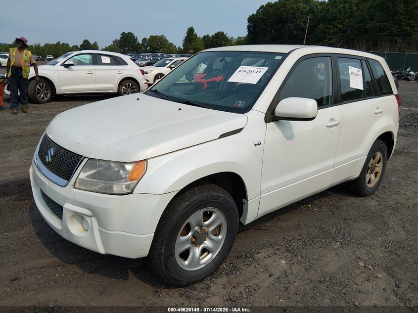 2007 Suzuki Grand vitara VIN JS3TD941874203473 IAAI salvage auction — NORMAL WEAR, Clear (Pennsylvania), sold $575 on 2026-07-21 (photo 2)