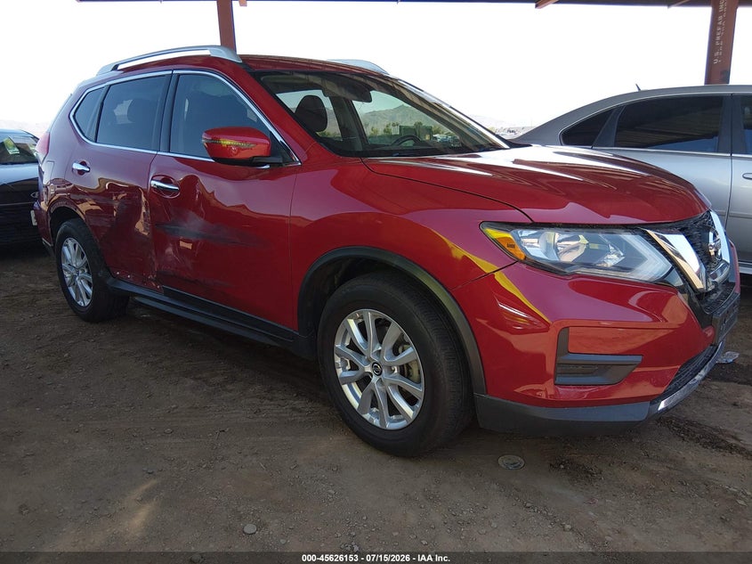 2017 Nissan Rogue VIN JN8AT2MT0HW136072 IAAI salvage auction — SIDE, Salvage Title, sold $1,150 on 2026-07-28 (photo 1)