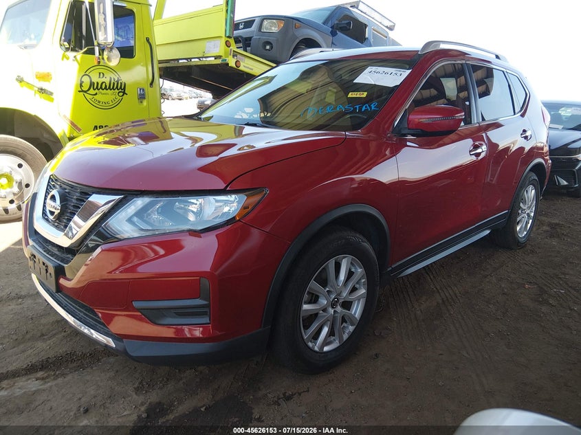 2017 Nissan Rogue VIN JN8AT2MT0HW136072 IAAI salvage auction — SIDE, Salvage Title, sold $1,150 on 2026-07-28 (photo 2)