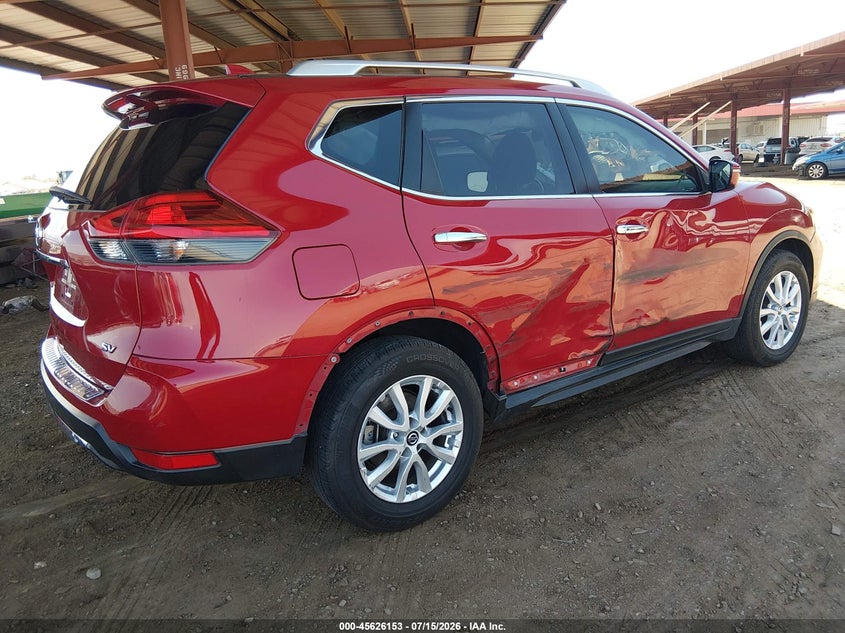 2017 Nissan Rogue VIN JN8AT2MT0HW136072 IAAI salvage auction — SIDE, Salvage Title, sold $1,150 on 2026-07-28 (photo 4)