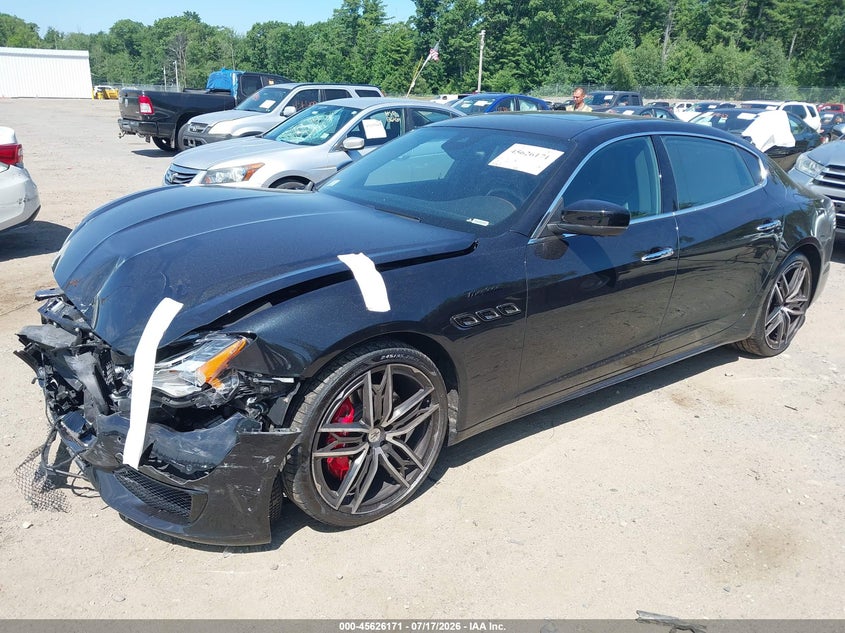 2024 Maserati Quattroporte VIN ZAM56YRM0RX445122 IAAI salvage auction — FRONT END, Salvage Title, sold $21,000 on 2026-09-14 (photo 2)
