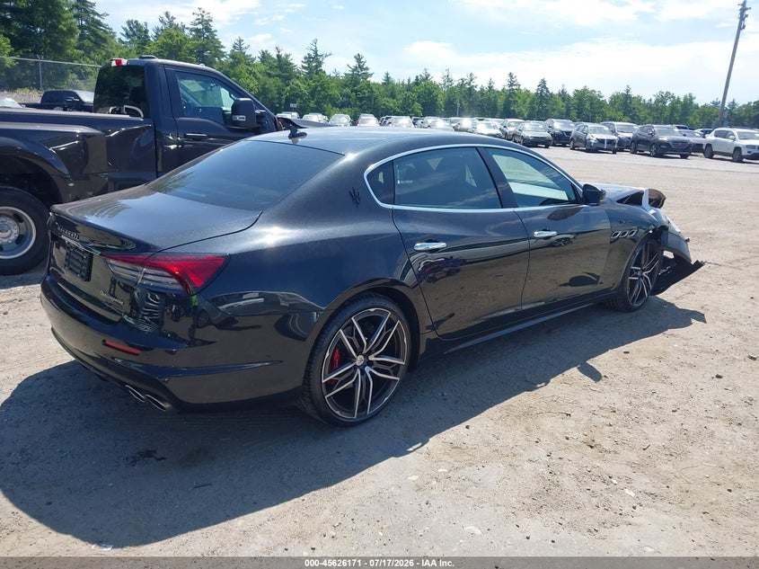 2024 Maserati Quattroporte VIN ZAM56YRM0RX445122 IAAI salvage auction — FRONT END, Salvage Title, sold $21,000 on 2026-09-14 (photo 4)