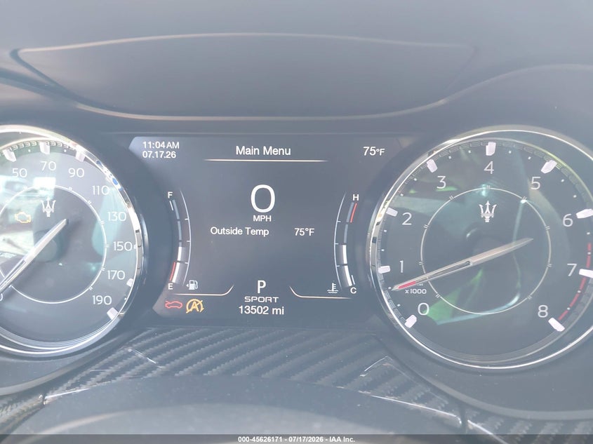 2024 Maserati Quattroporte VIN ZAM56YRM0RX445122 IAAI salvage auction — FRONT END, Salvage Title, sold $21,000 on 2026-09-14 (photo 7)