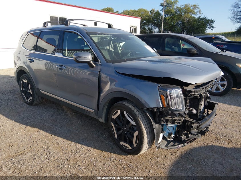 2024 Kia Telluride VIN 5XYP3DGC9RG555937 IAAI salvage auction — FRONT END, Wait Title, sold $8,600 on 2026-08-23 (photo 1)