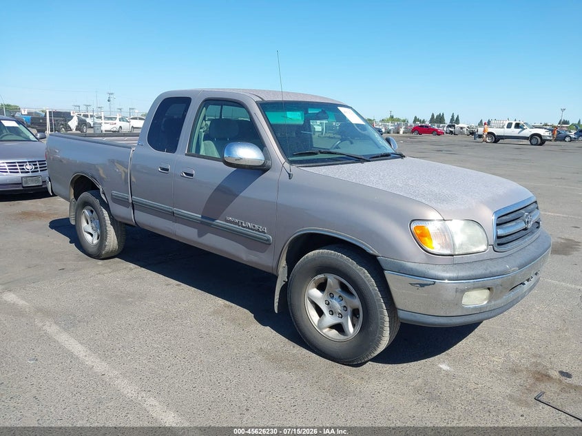 2002 Toyota Tundra VIN 5TBBT44192S327824 IAAI salvage auction — SIDE, Salvage (California), sold $2,300 on 2026-07-26 (photo 1)