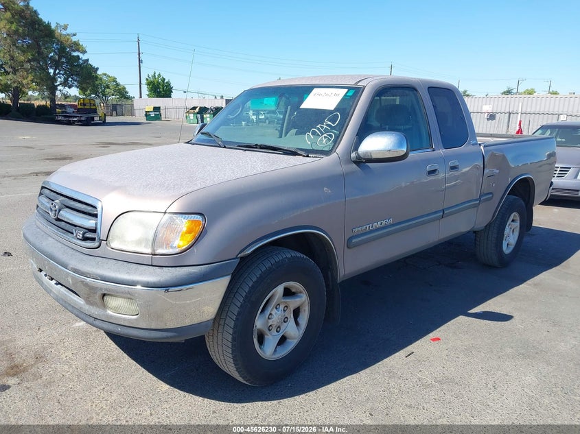 2002 Toyota Tundra VIN 5TBBT44192S327824 IAAI salvage auction — SIDE, Salvage (California), sold $2,300 on 2026-07-26 (photo 2)