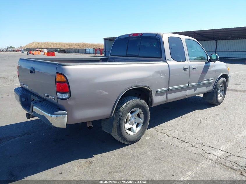 2002 Toyota Tundra VIN 5TBBT44192S327824 IAAI salvage auction — SIDE, Salvage (California), sold $2,300 on 2026-07-26 (photo 4)