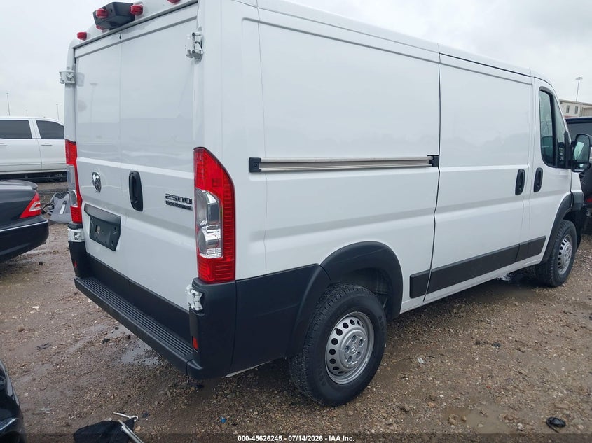 2025 Ram Promaster city VIN 3C6LRVVG2SE513824 IAAI salvage auction — RIGHT FRONT, Salvage Title, sold $16,300 on 2026-07-30 (photo 4)